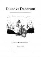 Front page for Dulce et Decorum